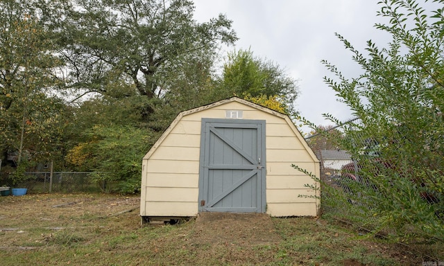 view of shed / structure