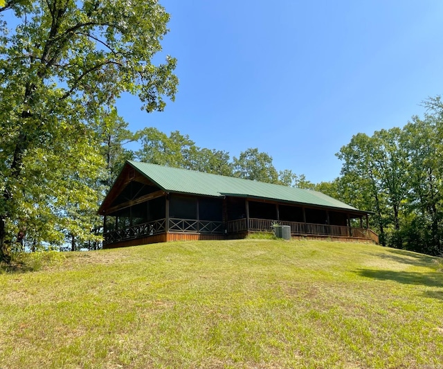 view of horse barn