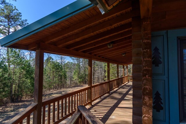 view of deck