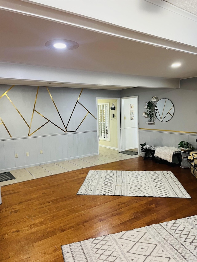 entryway featuring wood finished floors