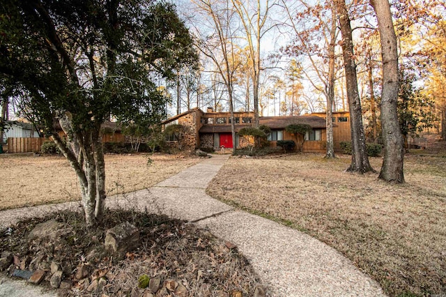 view of ranch-style home