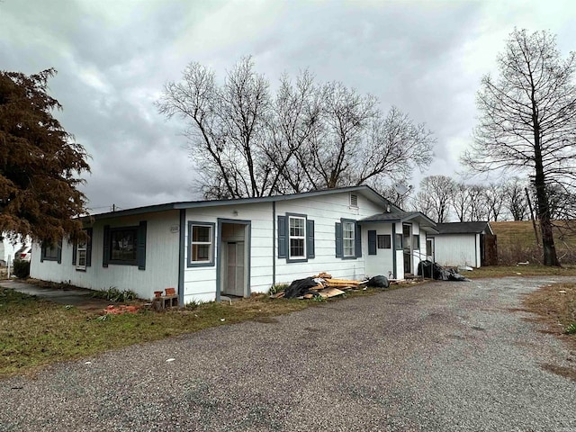 view of ranch-style home