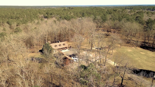 view of aerial view