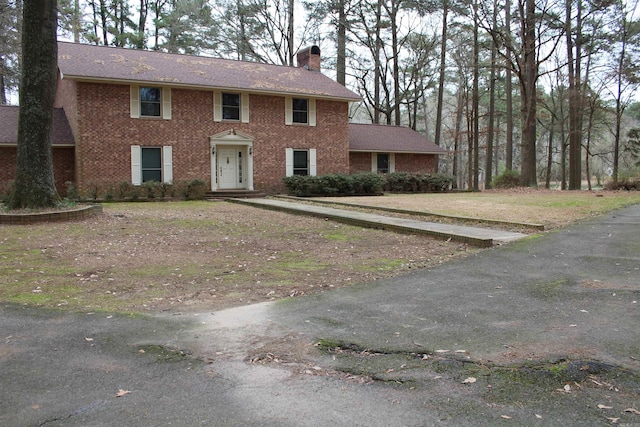 view of colonial-style house