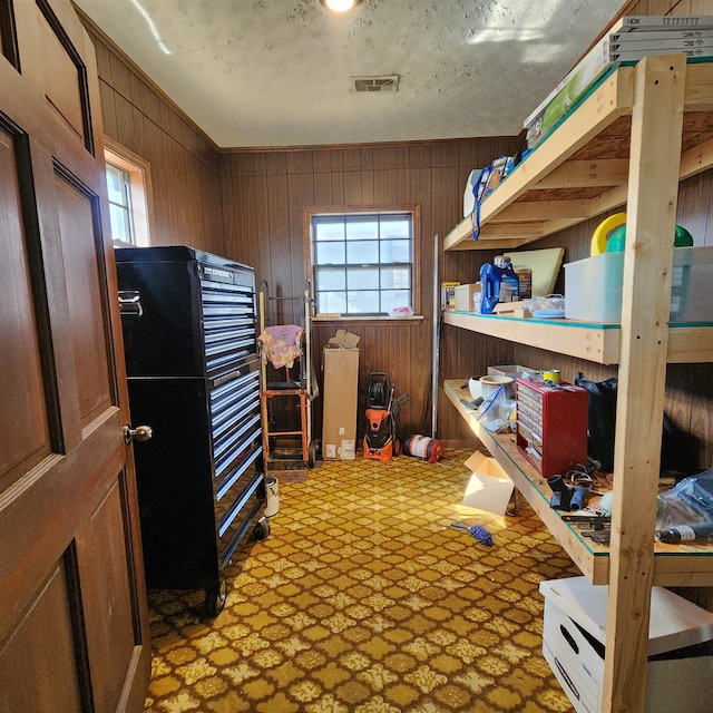 view of storage room