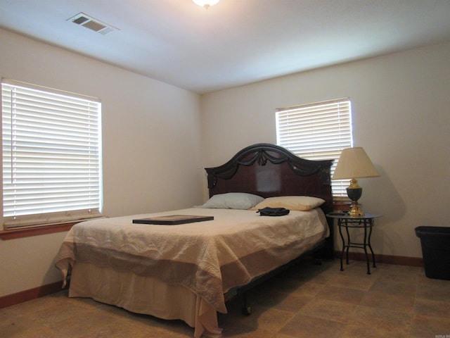 view of tiled bedroom