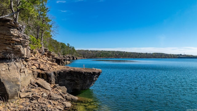 view of water view