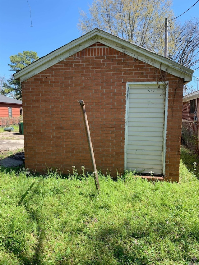 view of shed / structure