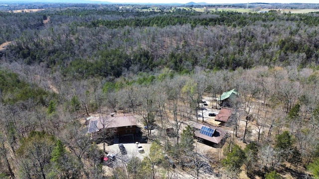 view of aerial view