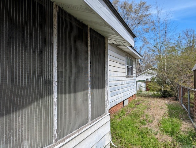 view of home's exterior