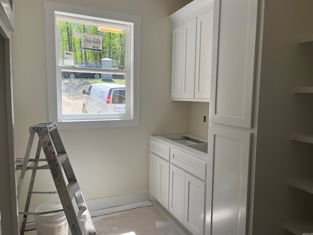 laundry area featuring plenty of natural light