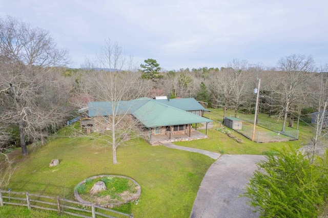 view of drone / aerial view