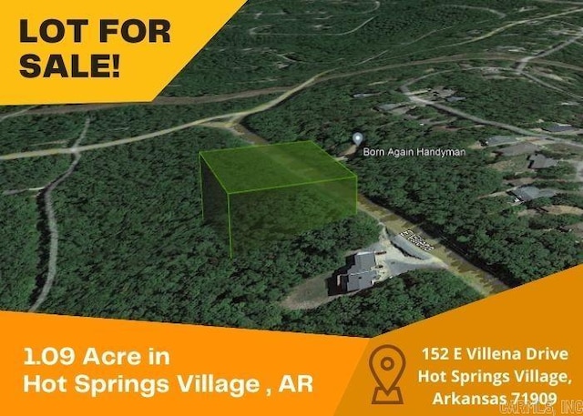 152 E Villena Dr, Hot Springs Village AR, 71909 land for sale