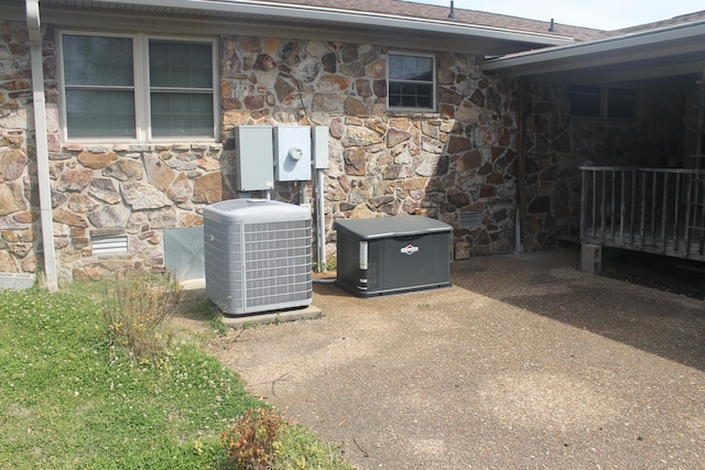 exterior details featuring central air condition unit