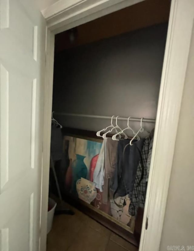 view of closet