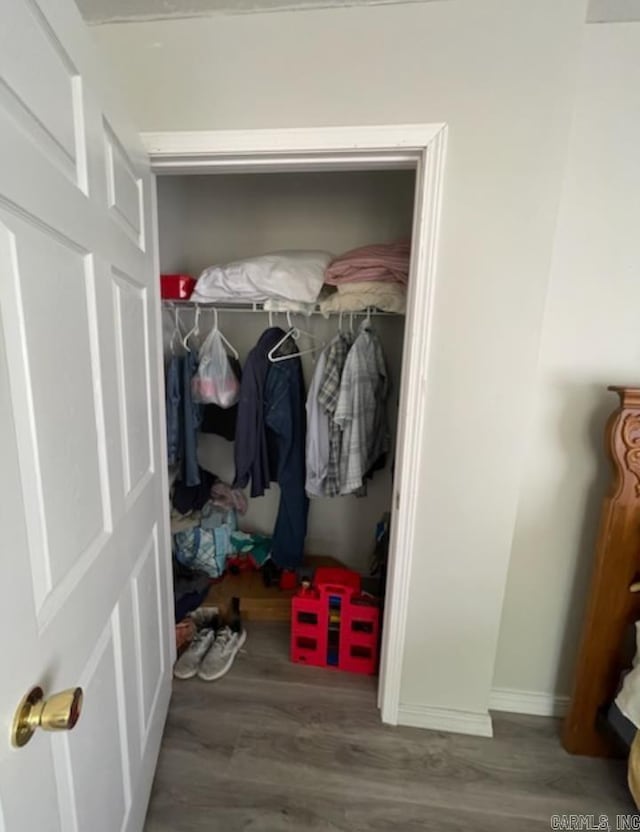 view of closet