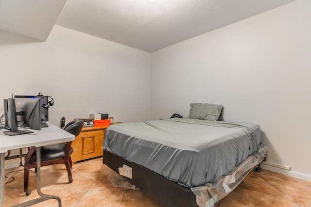 view of tiled bedroom