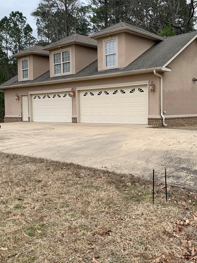 front facade featuring a garage