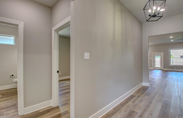 bathroom with vanity and hardwood / wood-style flooring