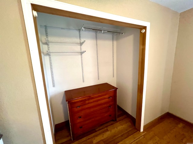 view of closet