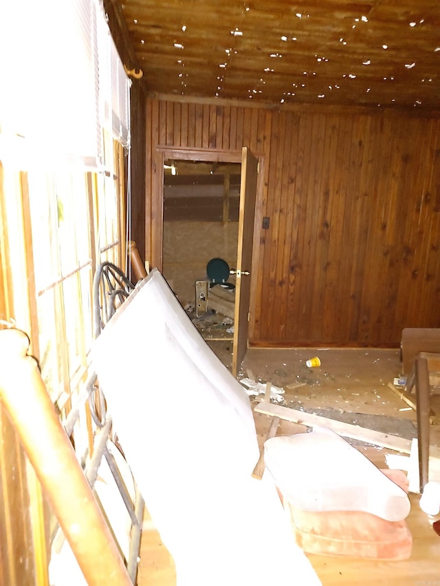1270 Flagstaff Ave, Camden, AR 71701 - miscellaneous room featuring wood walls