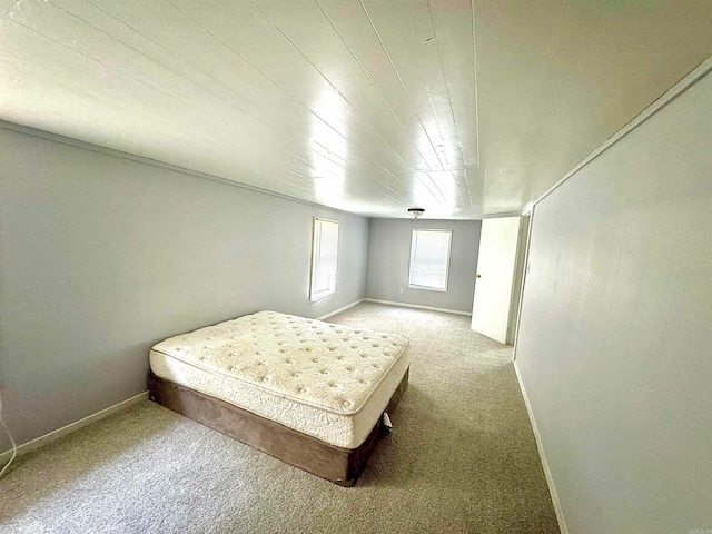 unfurnished bedroom with carpet flooring