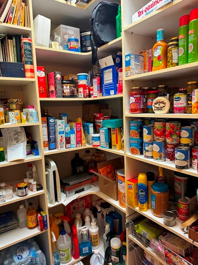 view of pantry