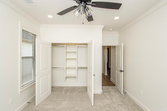 view of closet