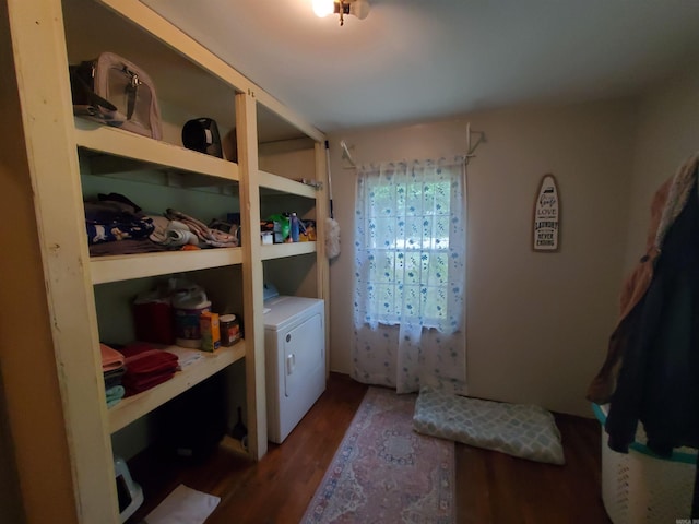 508 State St, Greenway, AR 72430 - washroom featuring wood finished floors and washing machine and clothes dryer