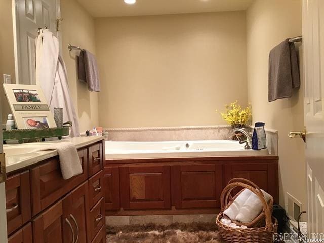 bathroom with a bathtub