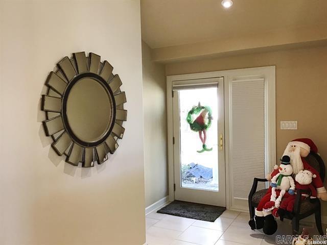 view of tiled entrance foyer