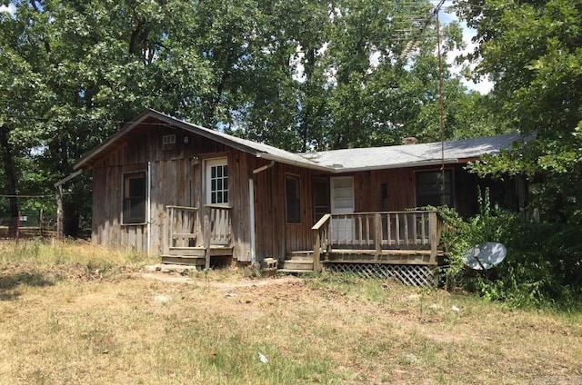 view of rear view of house