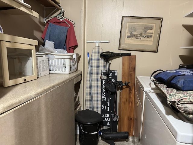 laundry area featuring separate washer and dryer