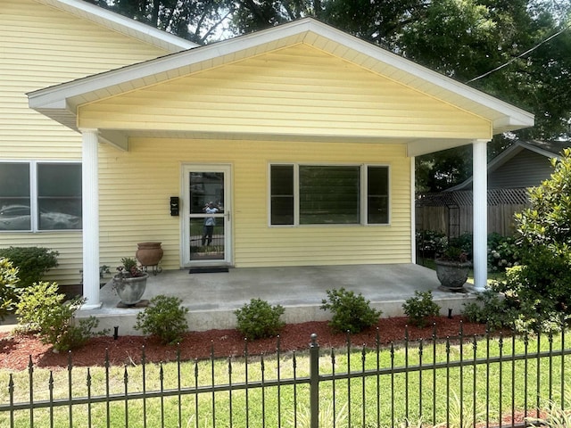 bungalow with fence