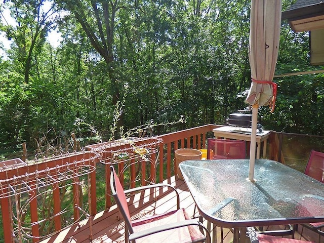 view of deck