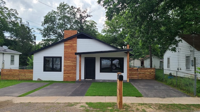 view of bungalow-style house