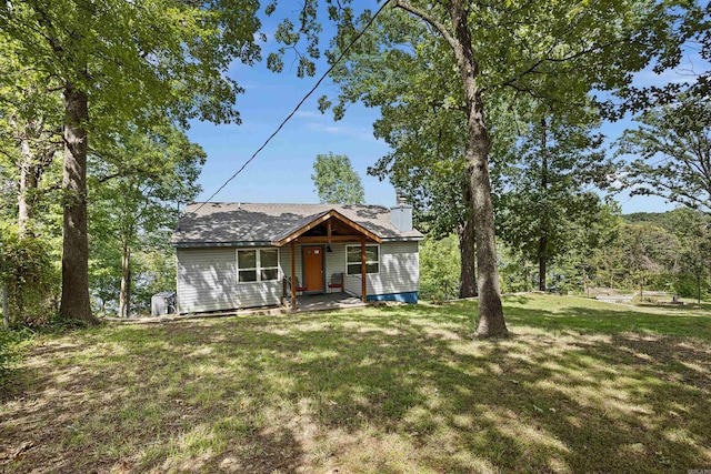 170 Ridge Rd, Houston, AR 72720 - view of front of house with a porch and a front yard