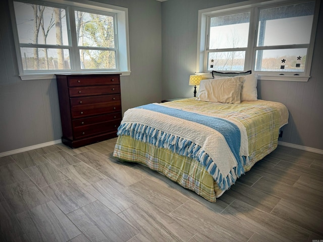 bedroom featuring wood-type flooring