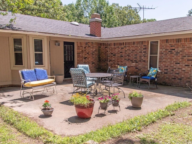 view of patio