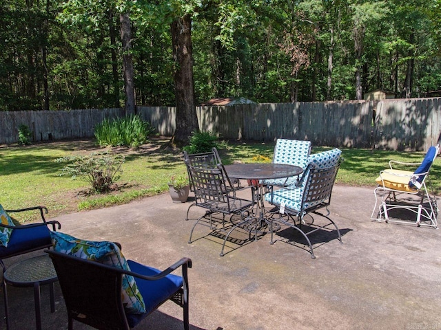 view of patio