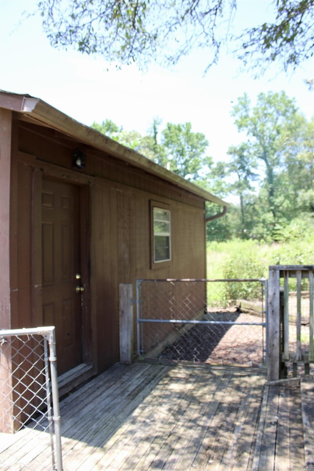 view of deck