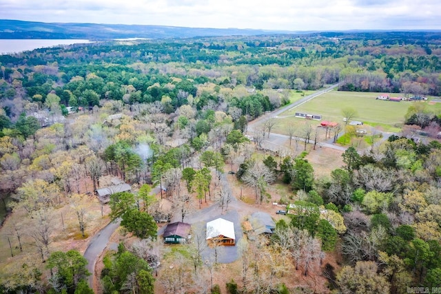 view of aerial view