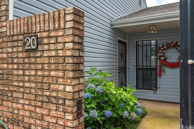 view of entrance to property