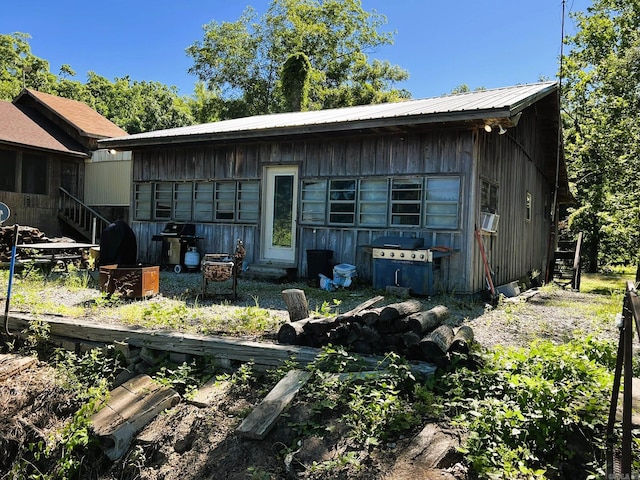 view of rear view of property