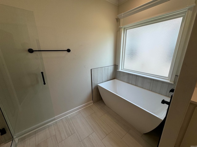 bathroom with a bathing tub