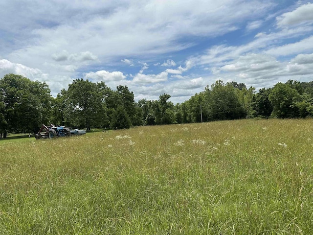 view of landscape with a rural view