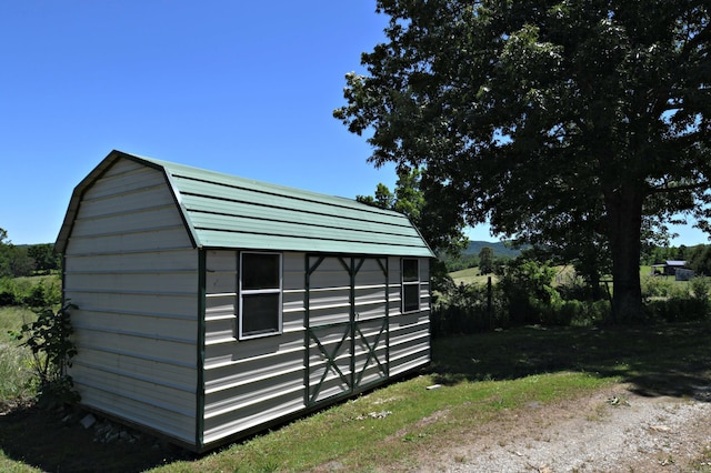 view of shed / structure