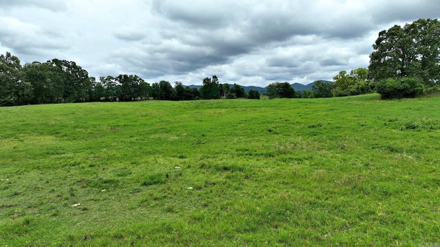 view of landscape featuring a rural view