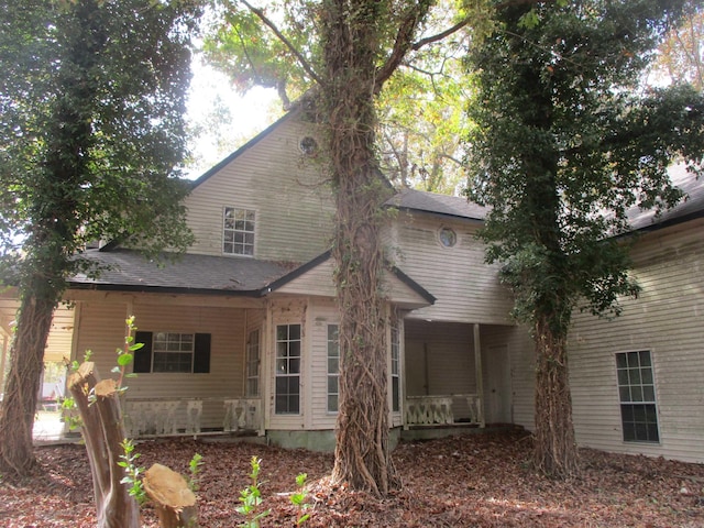 view of rear view of property