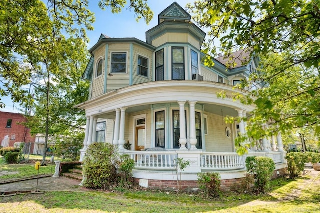 victorian house with covered porch